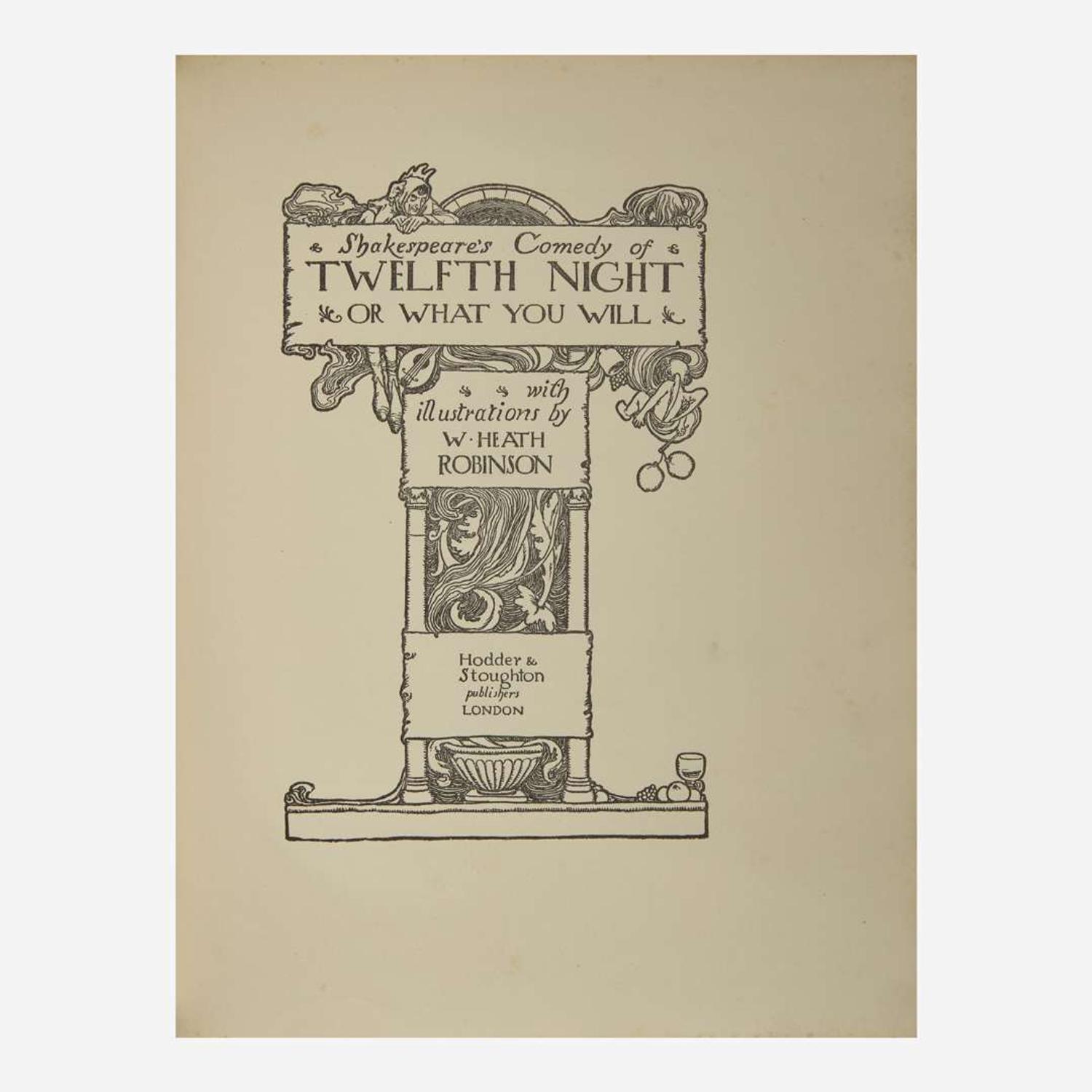 [Children's & Illustrated] [Robinson, W. Heath] Shakespeare, William Shakespeare's Comedy of Twelfth Night or What You Will
