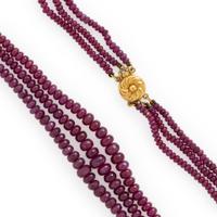 Ruby Bead Necklace