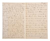 [CIVIL WAR]. SHERMAN, William Tecumseh (1820-1891). Autograph letter signed ("W.T. Sherman"), as Commanding General of the US Army, to General Henry M. Cist (1839-1902). Washington, D.C. 2 November 1879.