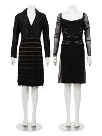 Two Designer Dresses: One Vicky Tiel and One Valdi Couture, 1980-90s