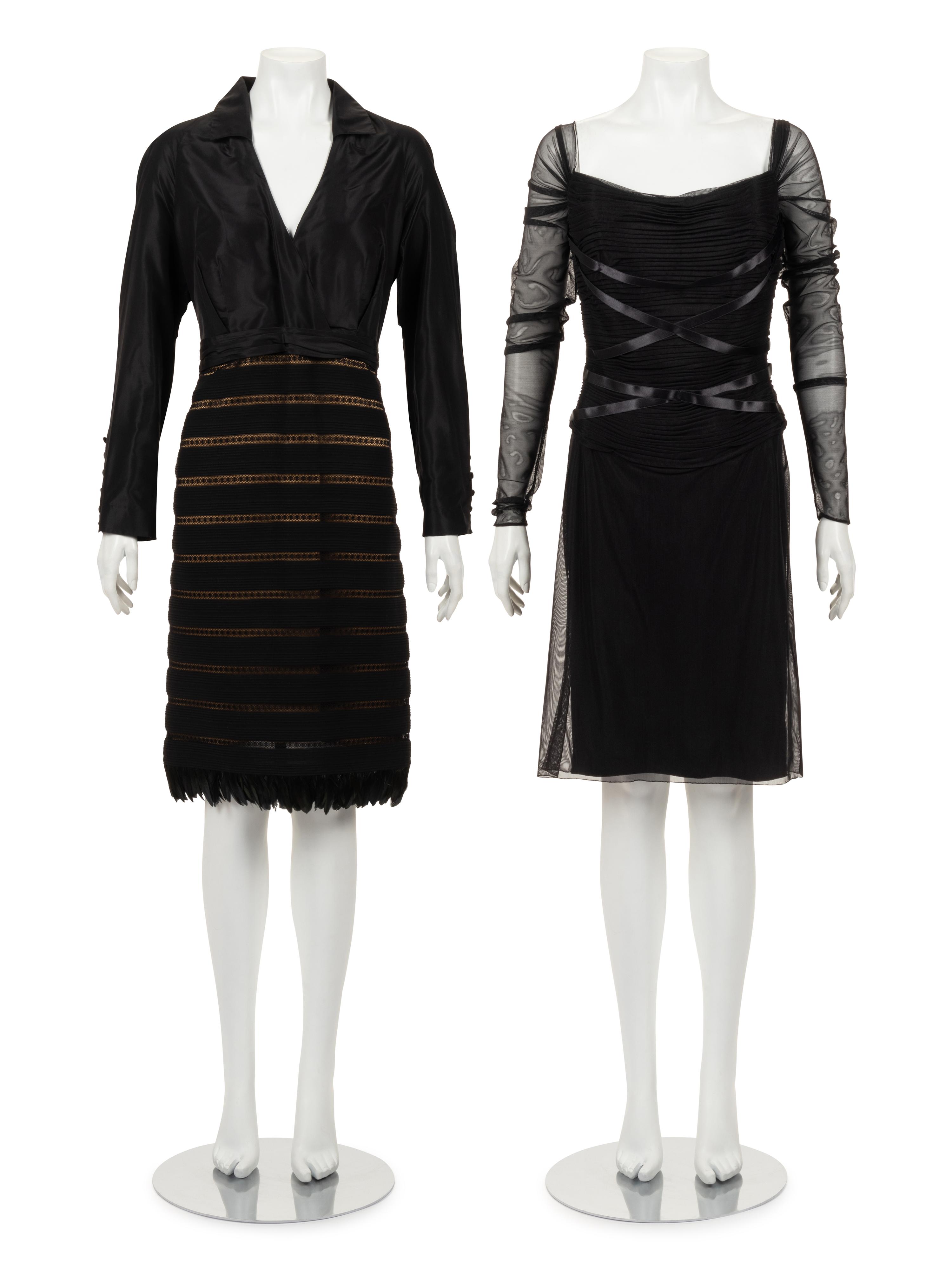 Two Designer Dresses: One Vicky Tiel and One Valdi Couture, 1980-90s