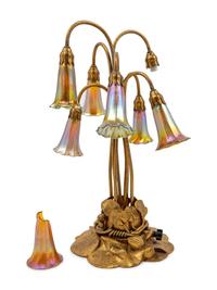 Seven Light Lily Table Lamp