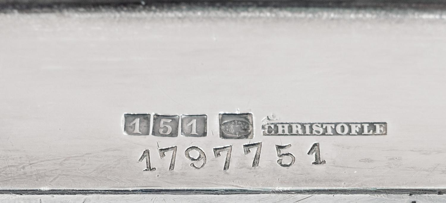 A Group of Six Christofle Silver-Plate Articles