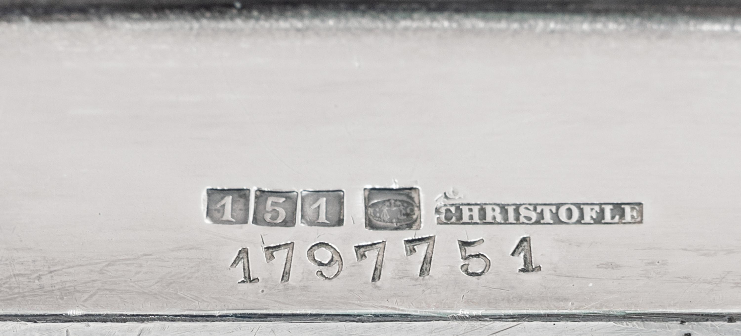 A Group of Six Christofle Silver-Plate Articles