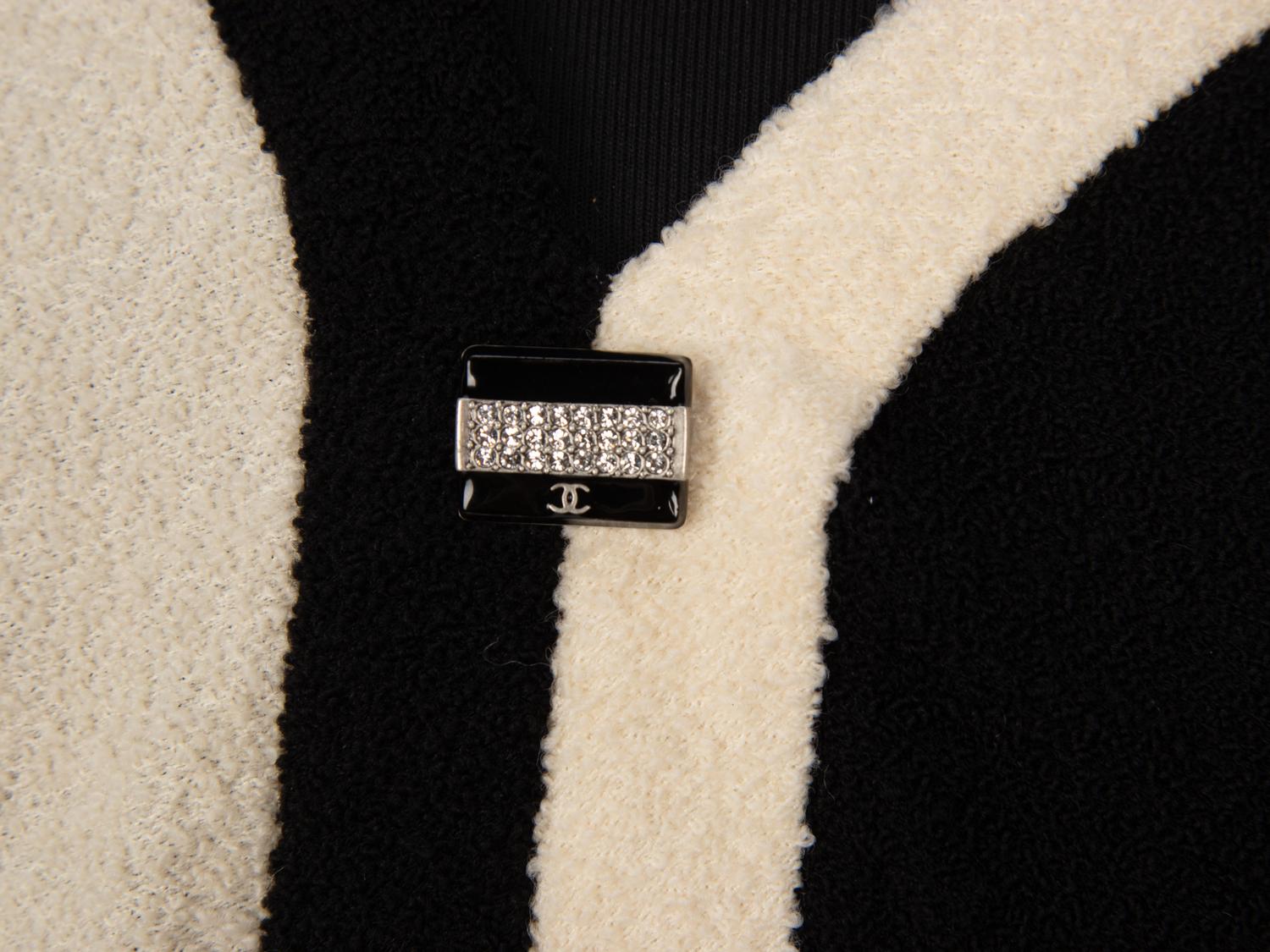 Chanel, Contrast Bouclé Kimono Jacket