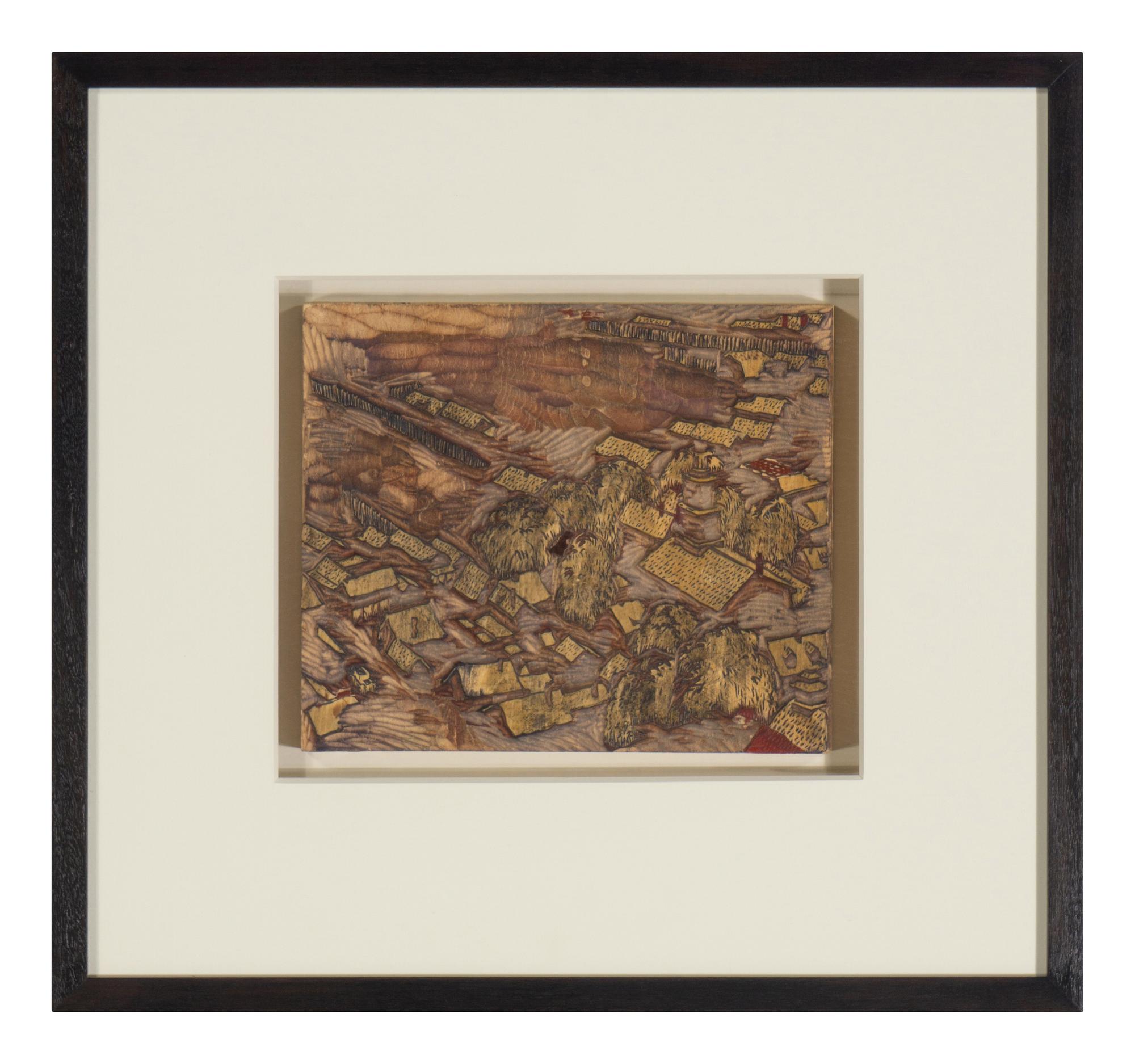 Provincetown , 1917 (with original wood block)