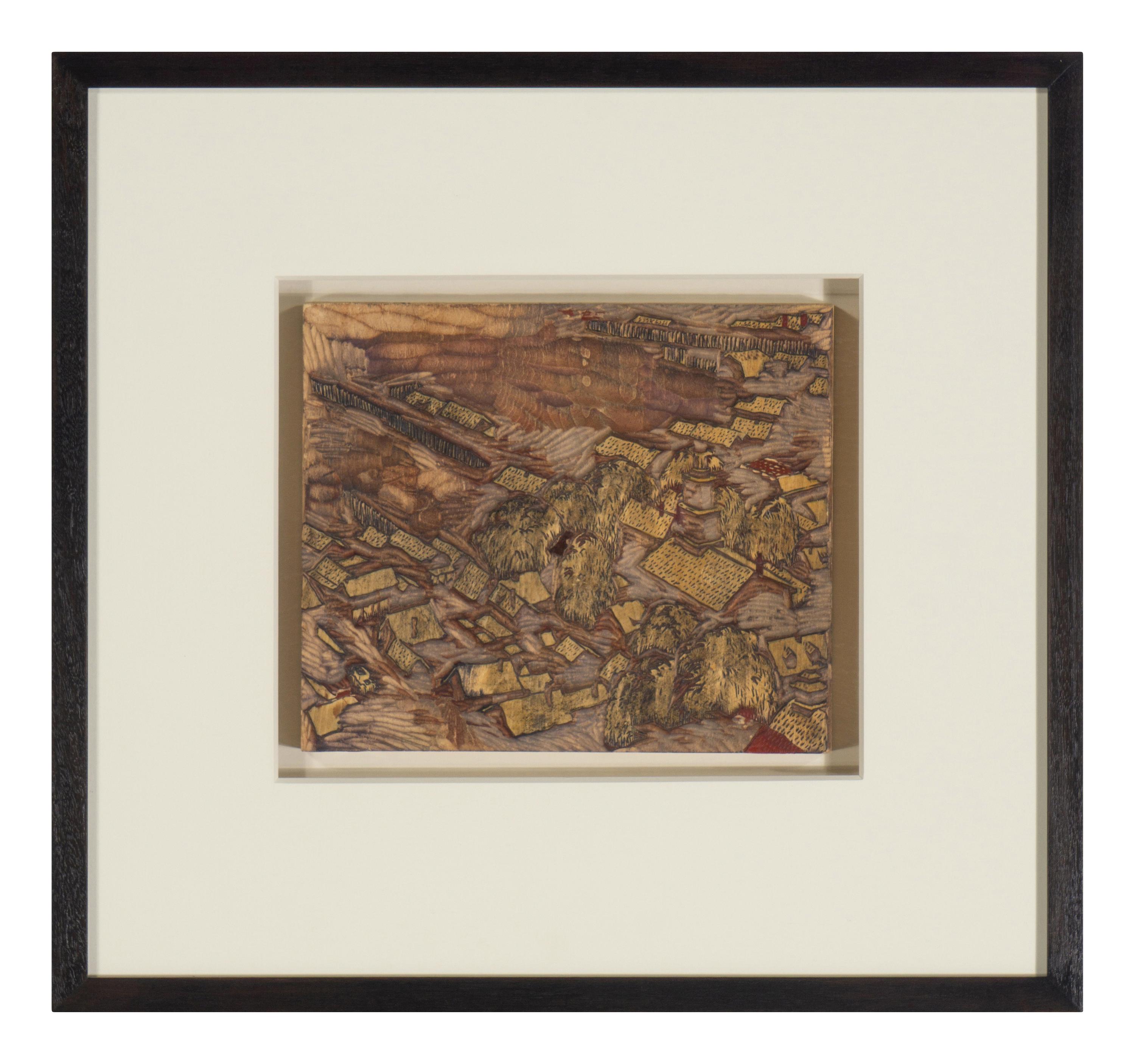 Provincetown , 1917 (with original wood block)