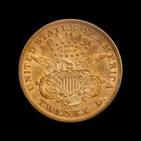 A United States 1873-CC Liberty Head $20 Gold Coin