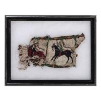 Sioux Beaded Hide Remnant