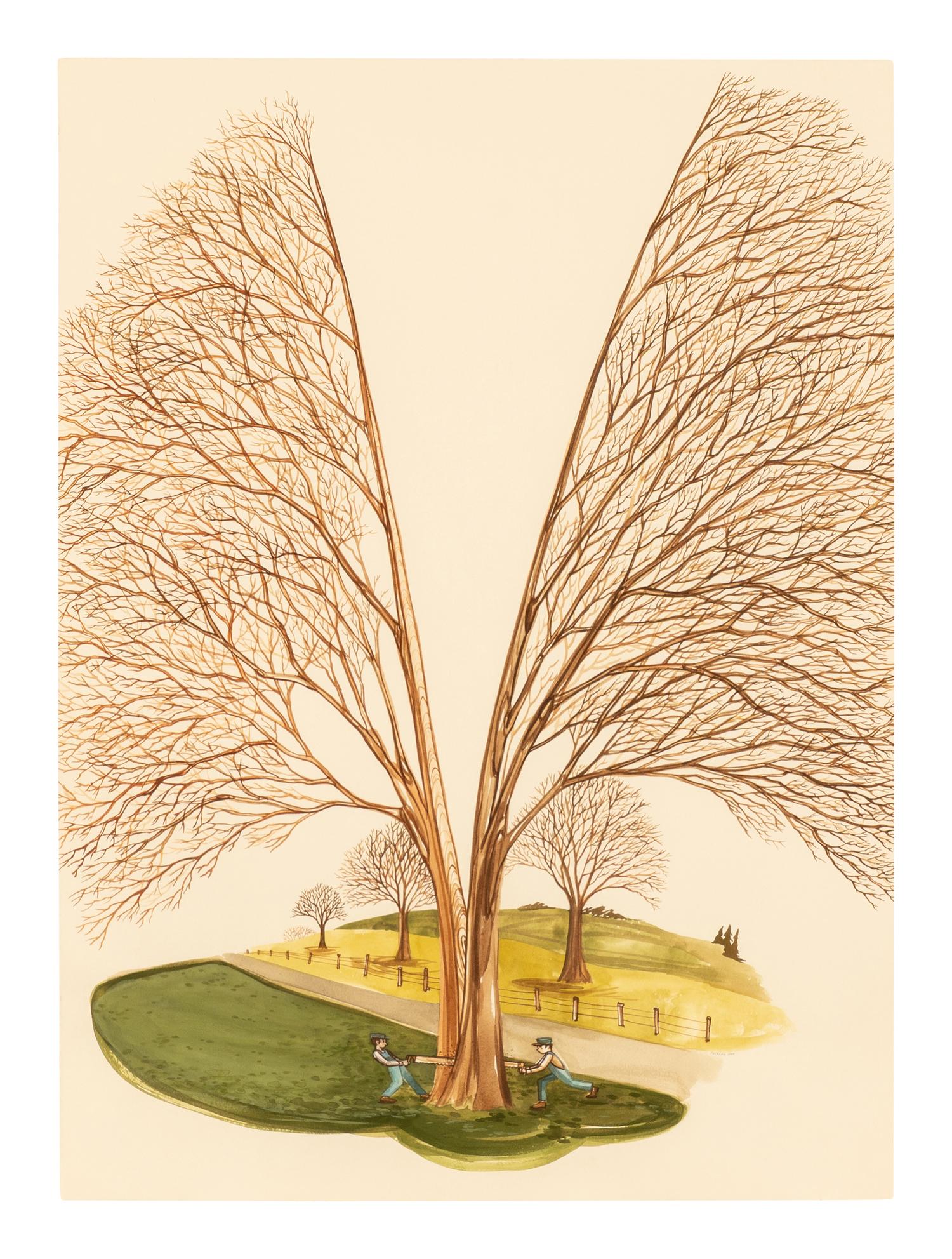 Untitled (Splitting the Tree) , 2009