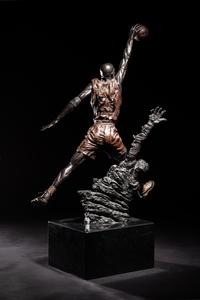 A 1994 Michael Jordan United Center Bronze Maquette, "The Spirit,"
