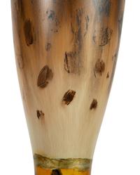An Art Glass Hand-Painted Tall Vase — 20TH CENTURY