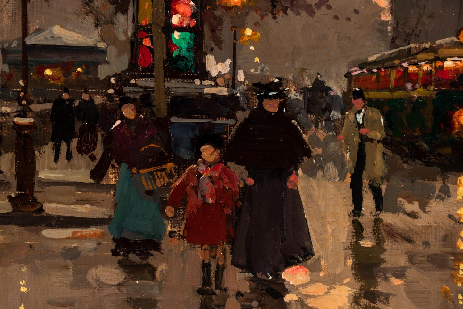 Le Louvre et Quai Seine 1905