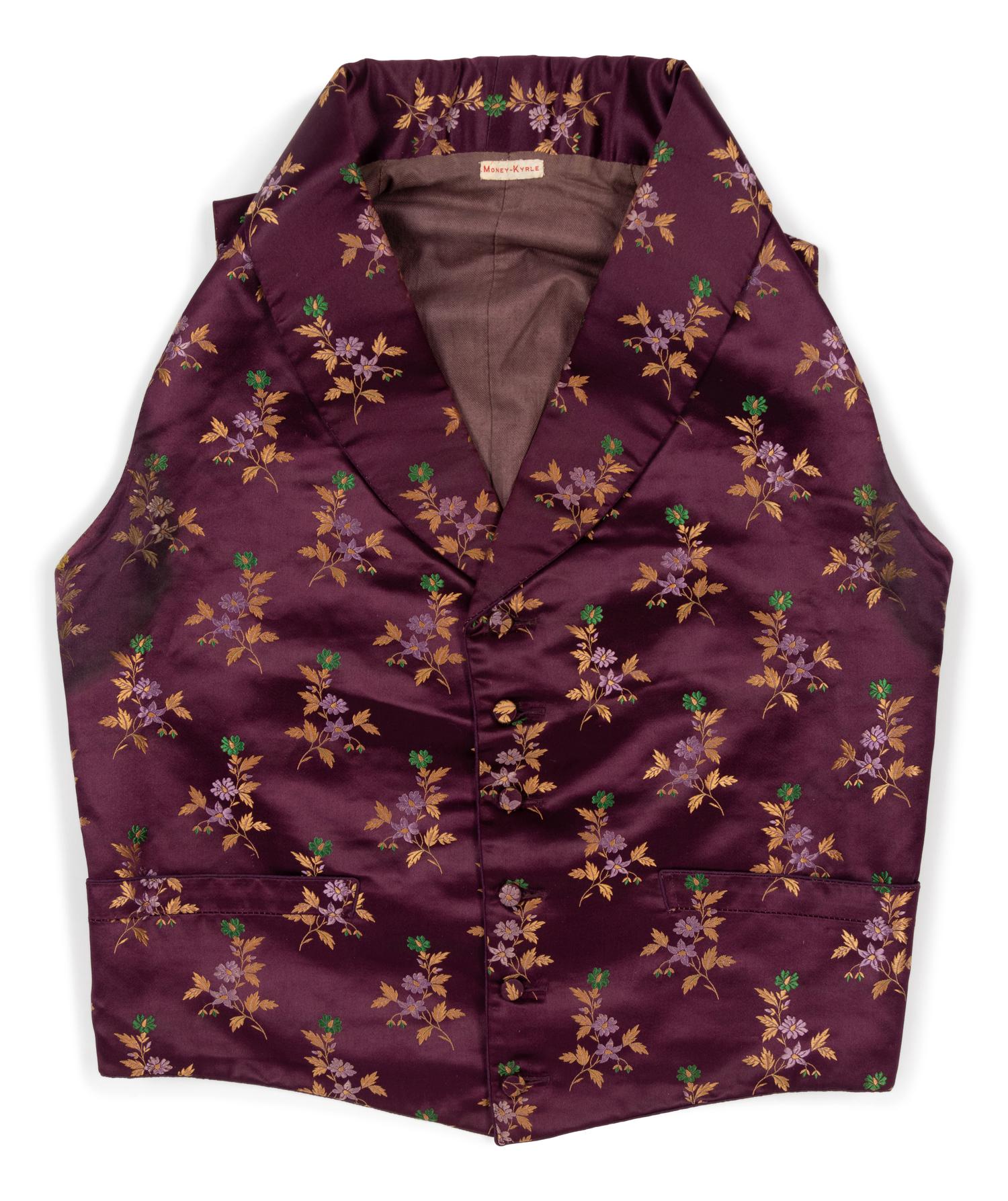 Three Men's 19th Century Waistcoats/Vests, 1840-1860
