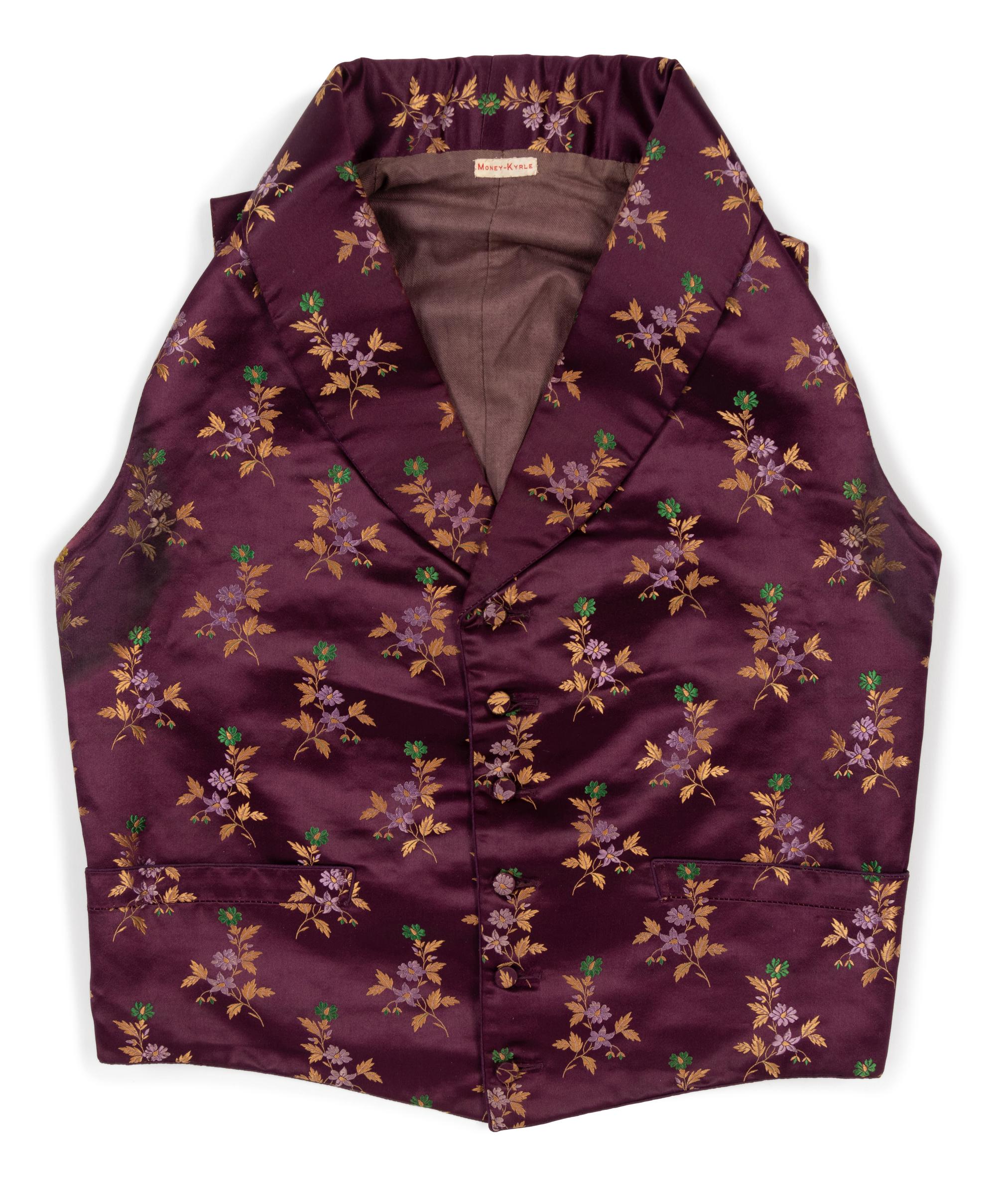 Three Men's 19th Century Waistcoats/Vests, 1840-1860