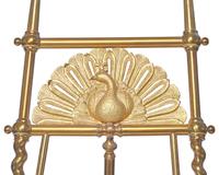 An Aesthetic Movement Brass Easel, American, Circa 1880