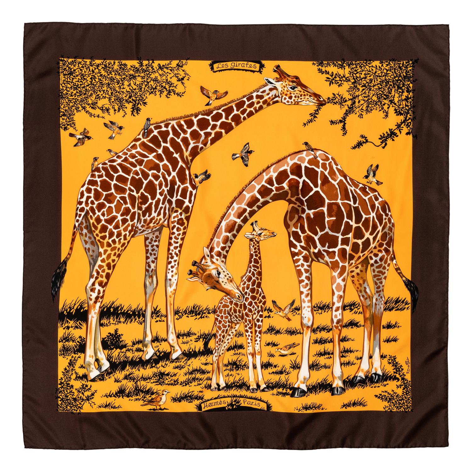 Three Designer Scarves: Two Hermès, One Prada