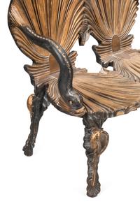 A Pair of Italian "Grotto" Style Settees