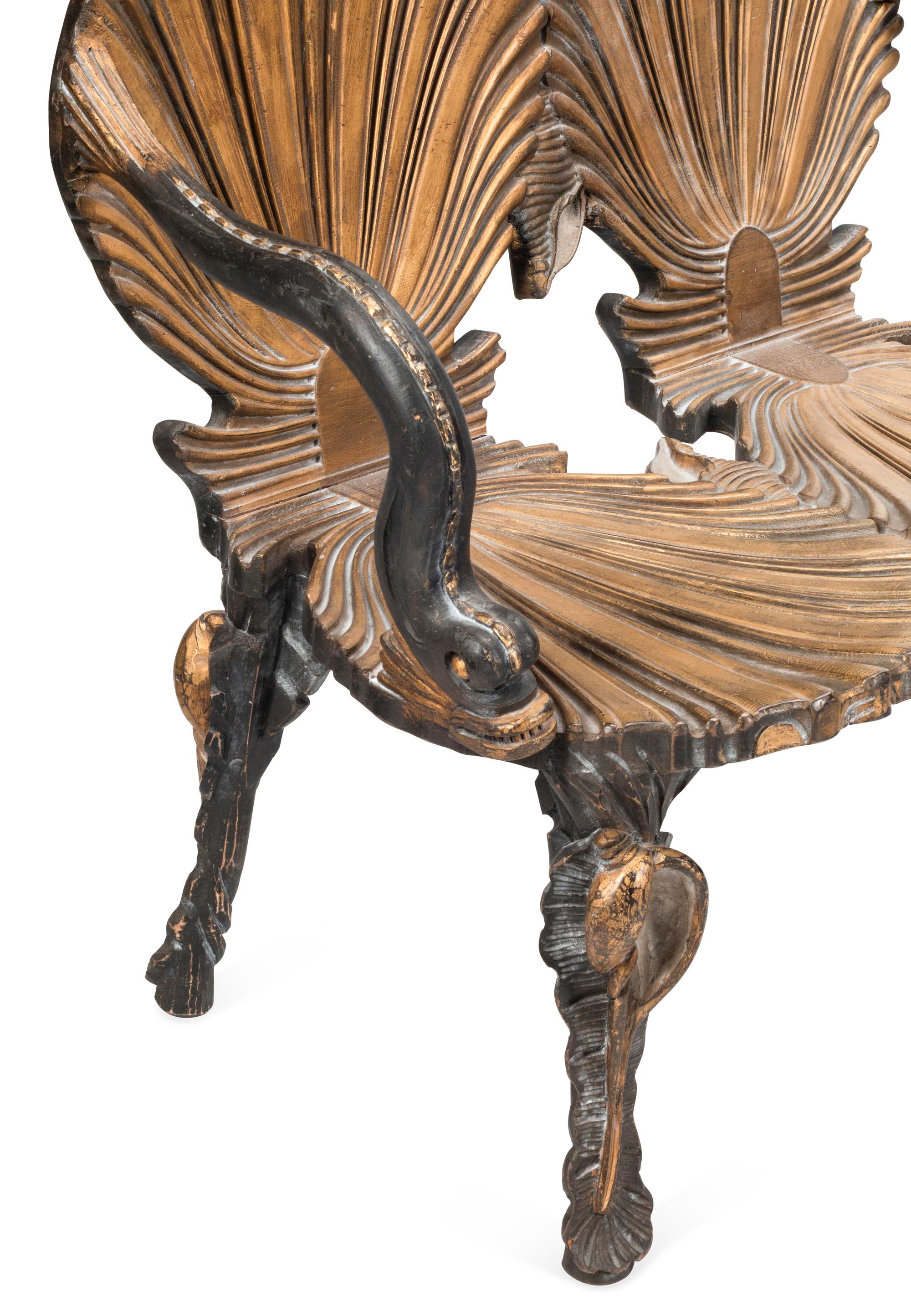 A Pair of Italian "Grotto" Style Settees