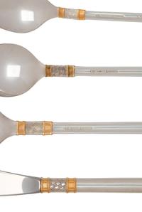 An American Parcel Gilt Silver Flatware Service