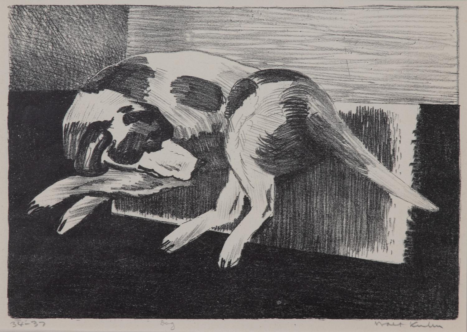Walt Francis Kuhn, (American, 1877-1949) — Dog