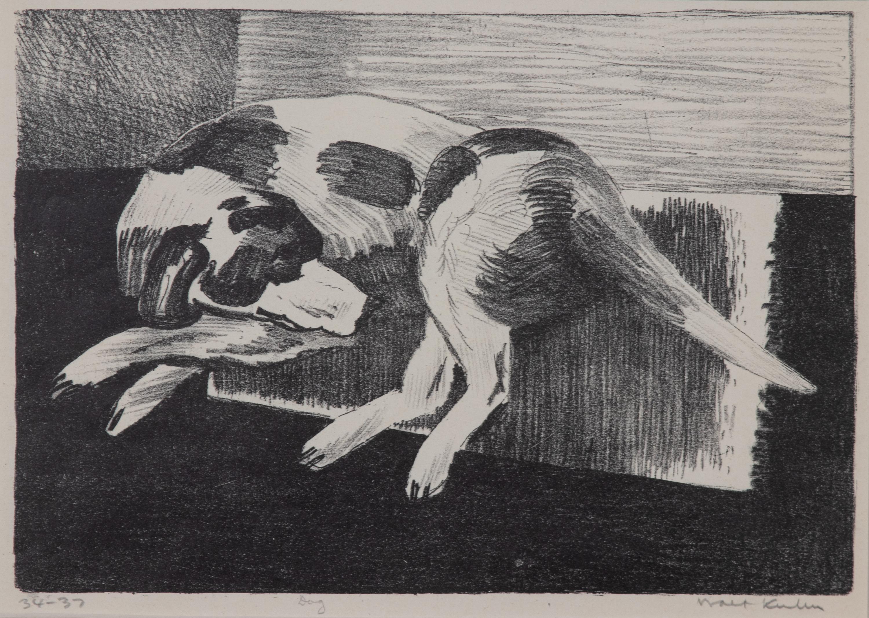Walt Francis Kuhn, (American, 1877-1949) — Dog