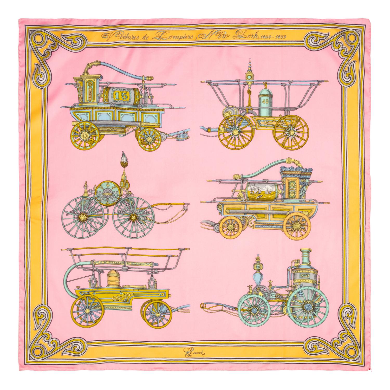 Five Designer Silk Scarves