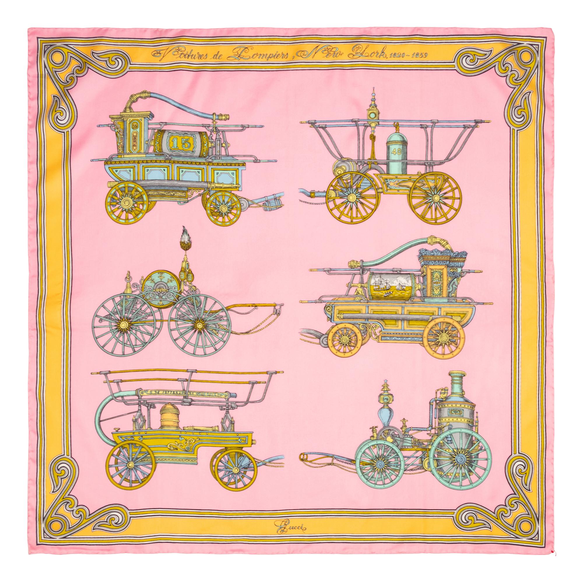 Five Designer Silk Scarves