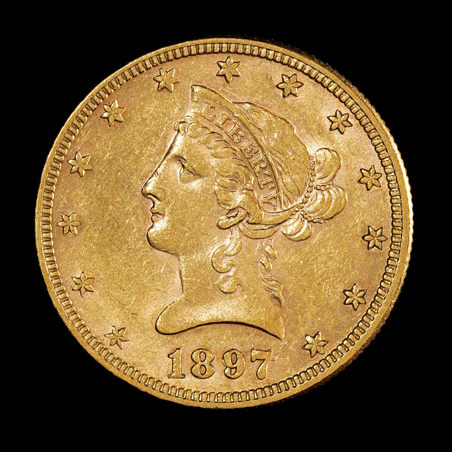 A United States 1897 Liberty Head $10 Gold Coin