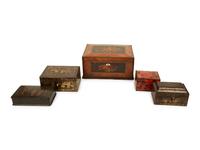 A Collection of Five Boxes — 19TH/20TH CENTURY