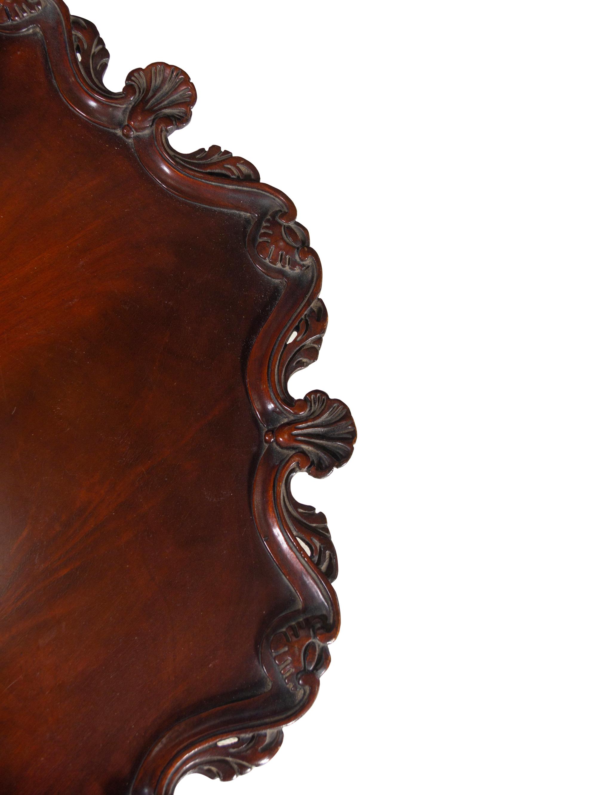 A George II Style Mahogany Tea Table