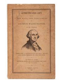 [WASHINGTON, George (1732-1799)]. A group of items related to George Washington, comprising: