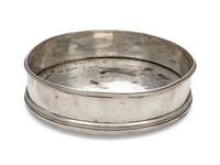 A George III Silver Wine Coaster