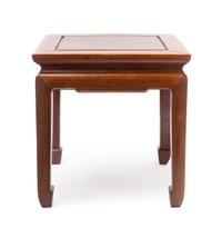 A Huali Wood Side Table Height 16 inches.