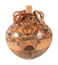 Large Pottery Canteen, with Pahlik Mana