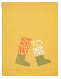 [CHILDREN'S BOOKS]. BASS, Saul (1920-1996) illustrator. KLEIN, Leonore (1916-2003). Henri's Walk to Paris . New York: Young Scott Books, 1962.