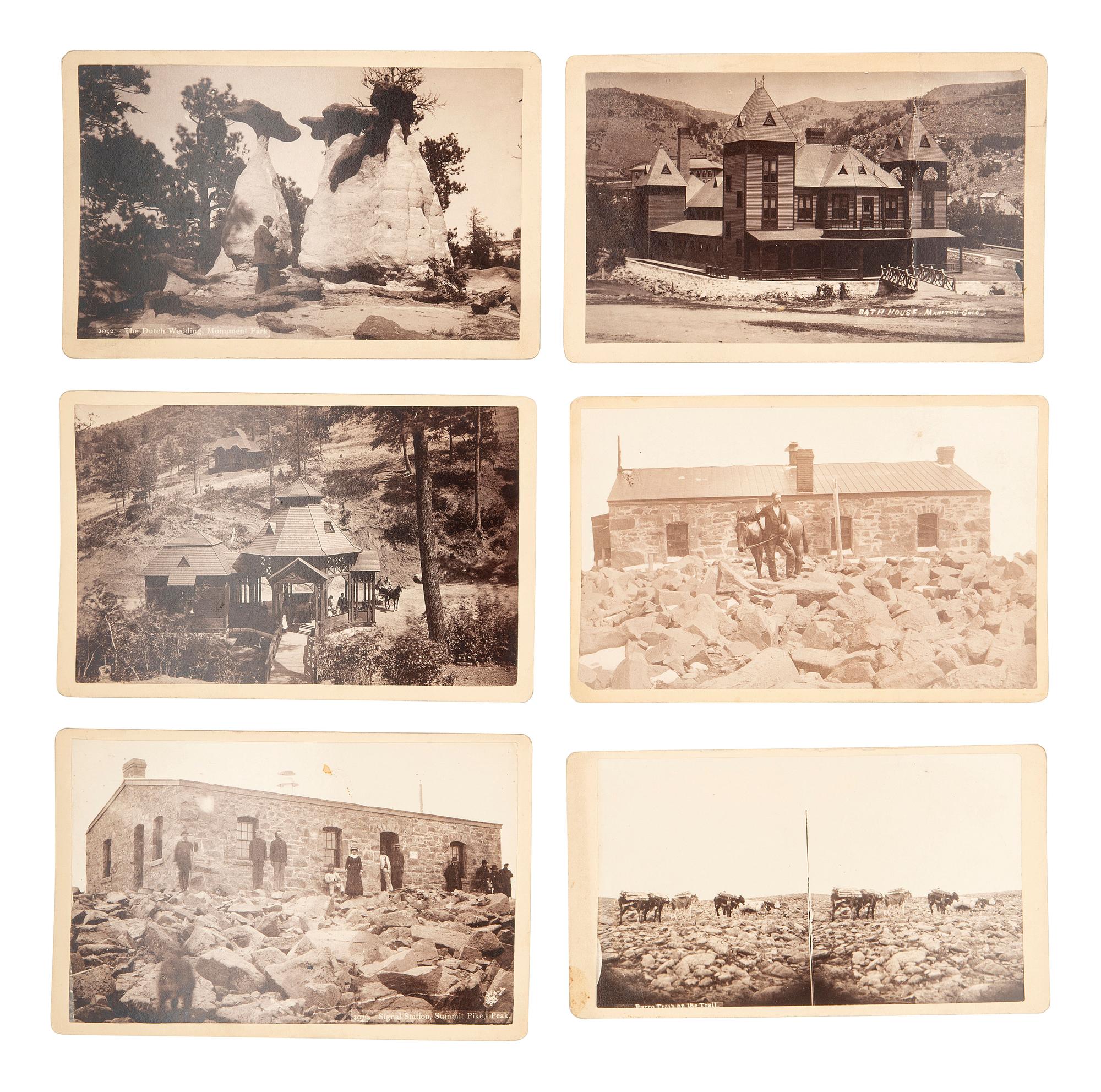[WESTERN AMERICANA]. 17 photographs of Colorado by STORMER, GALBREAITH, HARVEY, and LYLES.