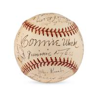 A 1952 Philadelphia Athletics Team Signed Autograph Baseball (JSA Letter of Authenticity)