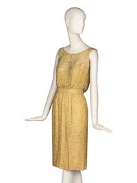 Ceil Chapman Beaded Cocktail Dress,1960s