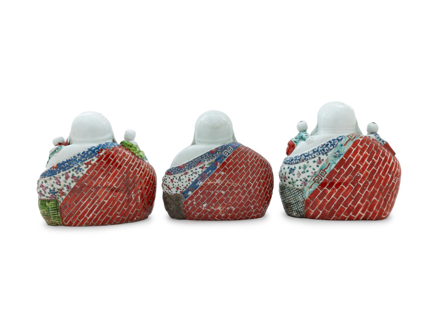 Ten Chinese Famille Rose Porcelain Figures