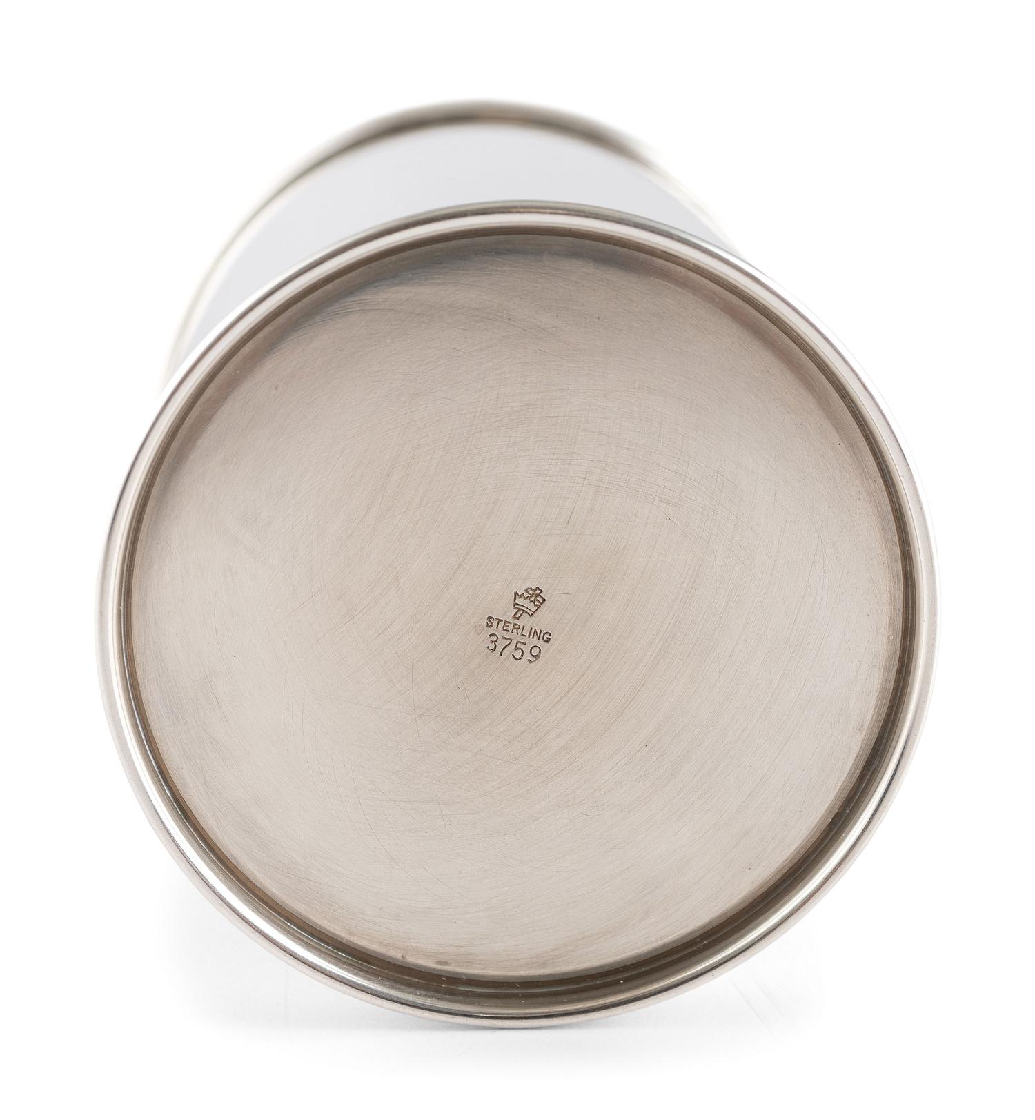 A Set of Six Silver Julep Cups