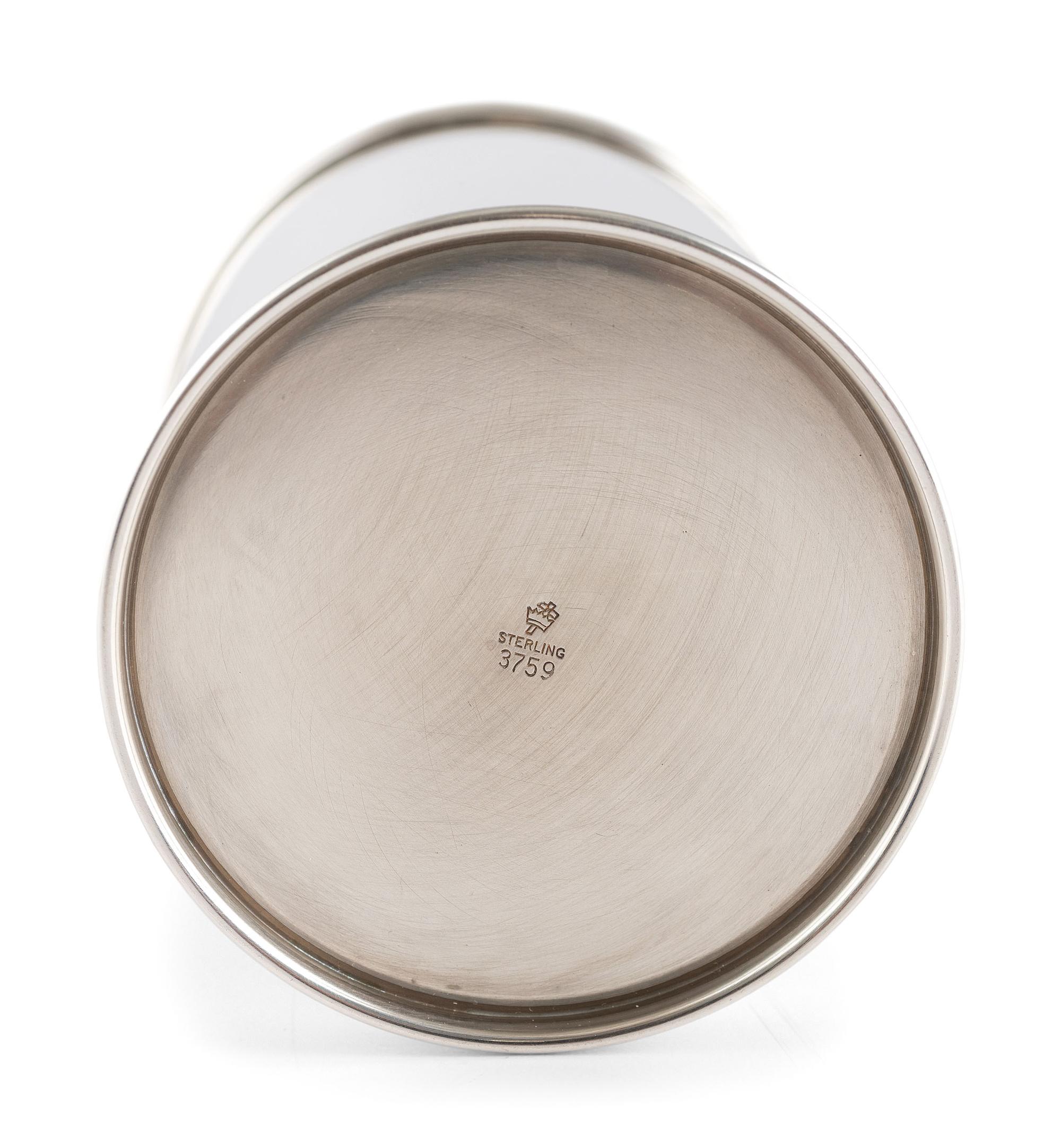 A Set of Six Silver Julep Cups