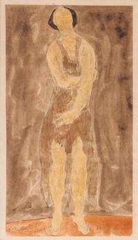 Abraham Walkowitz, (American, 1880-1965), Isadora Ouncan (two works); together with a signed photoprint of Best Day