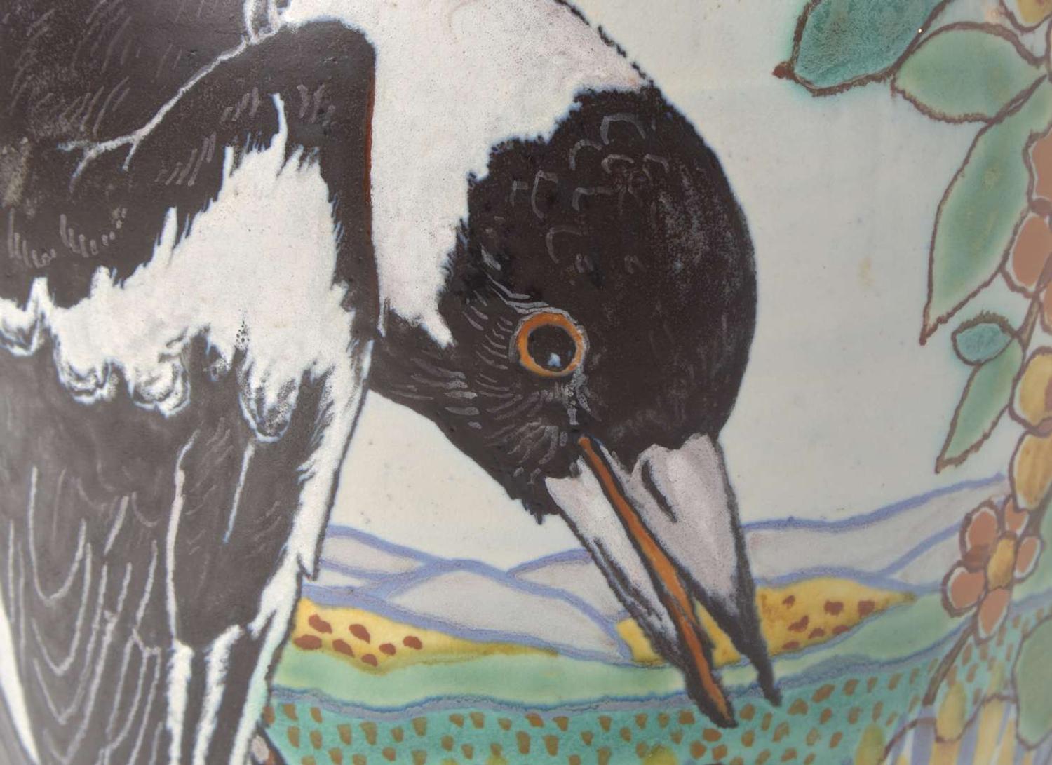 Zuid-Holland Gouda, Large "Magpie" Vase