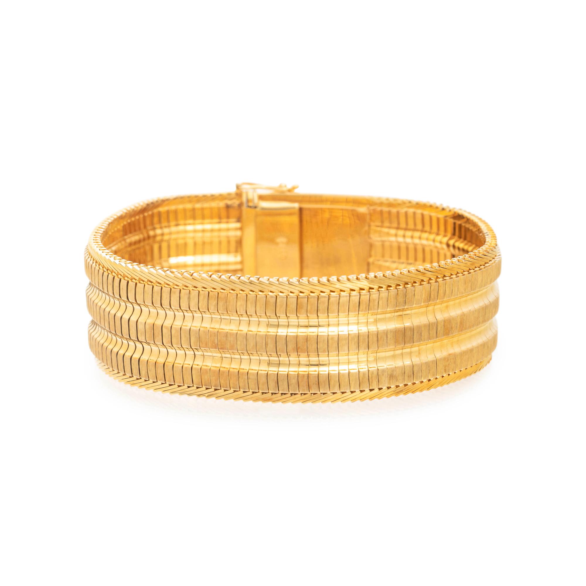 YELLOW GOLD BRACELET