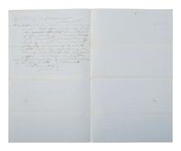 [ENSLAVEMENT & ABOLITION]. Manuscript petition concerning the estate of James Ricks, which includes property and enslaved persons. Calhoun County, AR, February 1860.