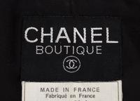 A Chanel Black Boucle Jacket, Size 40.