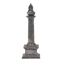 A Philadelphia Centennial Exposition Souvenir Silver-Plated Declaration of Independence Miniature Monument