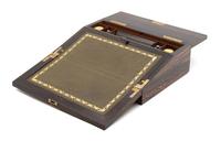 An English Coromandel Lady's Lap Desk — LATE 19TH CENTURY