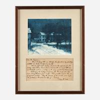 George William Sotter (American, 1879–1953) A Bucks County Landmark